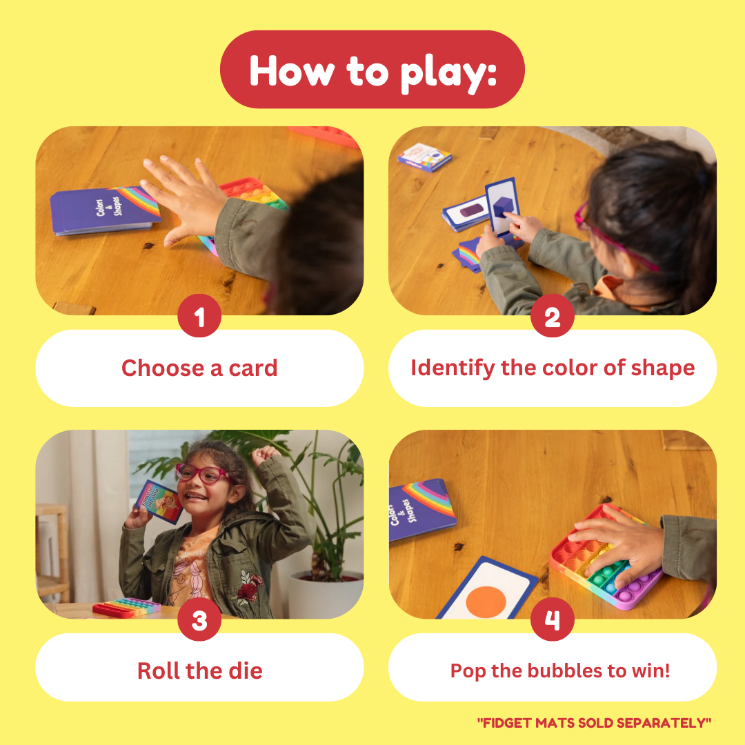 2D & 3D Shapes & Colors Card Pack