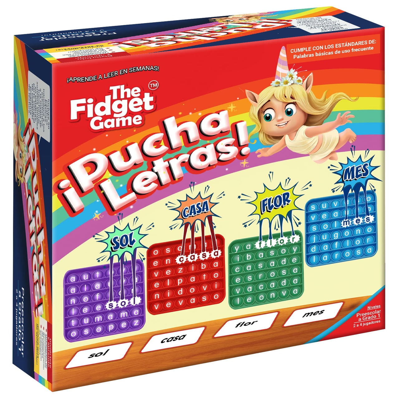 The Fidget Game Pucha Letras CVC Words Games